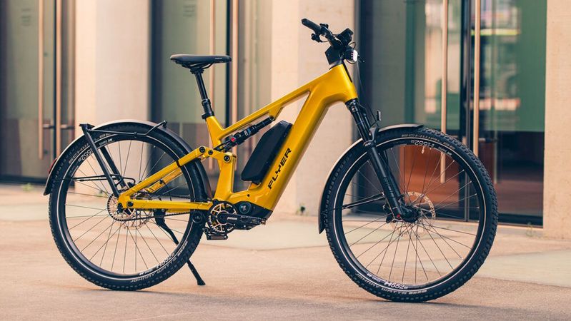 Schick und vielseitig talentiert: das neue „Flyer Goroc TR:X“.(Bild:  Flyer/pd-f)