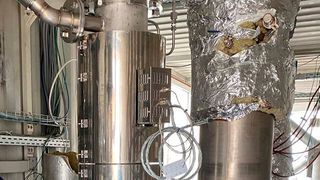 Chlorierungsreaktor bei Fraunhofer Umsicht zur Chlorierung der kritischen Metalle. (Bild: Fraunhofer Umsicht)