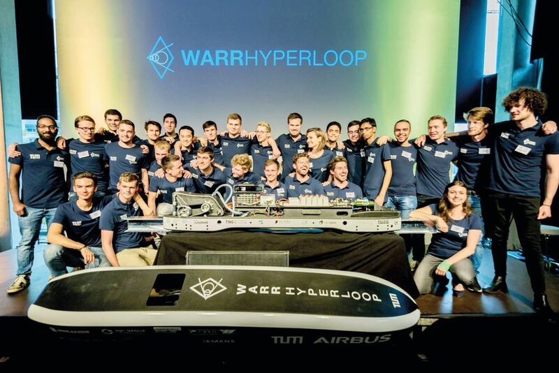 Das Warr Hyperloop Team hat Mitte Juli seinen zweiten Pod für die SpaceX Hyperloop Competition II offiziell vorgestellt. (Cadenas)