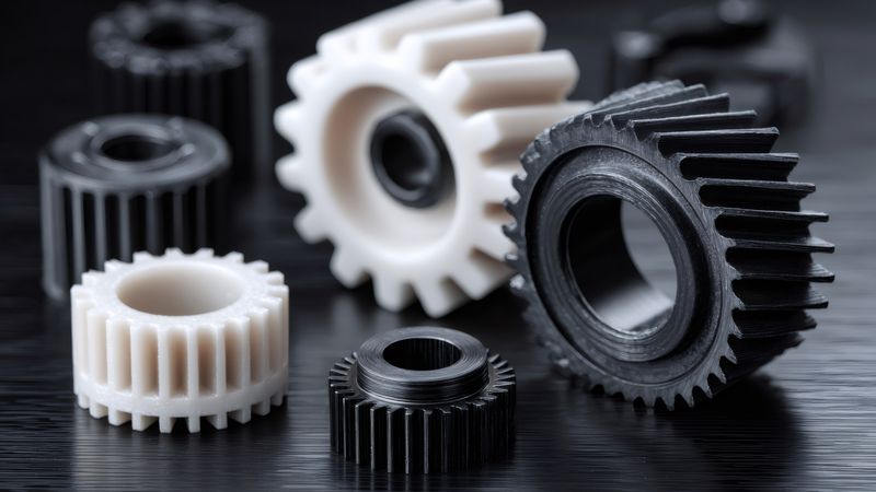 Im klassischen Maschinen- und Anlagenbau gehört Polyetheretherketon (PEEK) mittlerweile zu den etablierten Werkstoffen für hochbelastete Komponenten. Typische Anwendungen sind unter anderem Zahnräder und Getriebekomponenten. (Bild:  © Gatherina – stock.adobe.com)