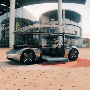 Die höhenverstellbare Kuppel ist das auffallendste Merkmal am „Akxy2“.(Bild:  Asahi Kasei)