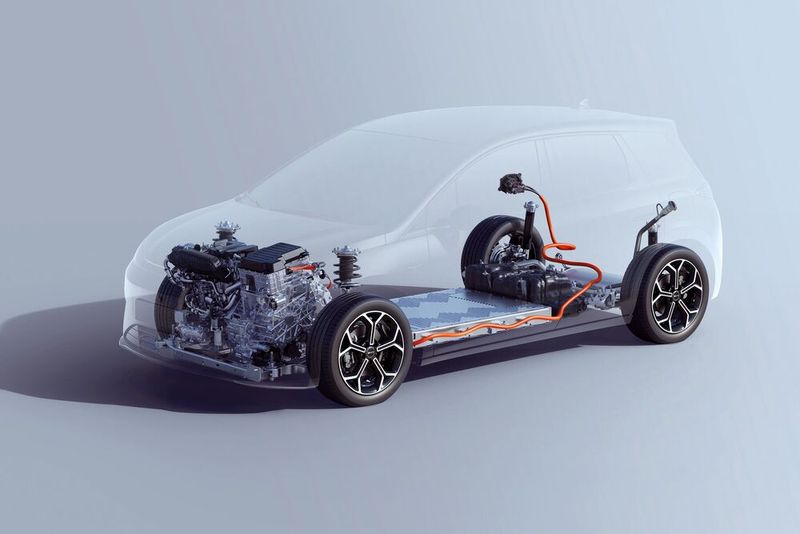 Range Extender: In the BYD Dolphin, the parallel hybrid system operates almost exclusively using a series strategy.(Image: BYD)
