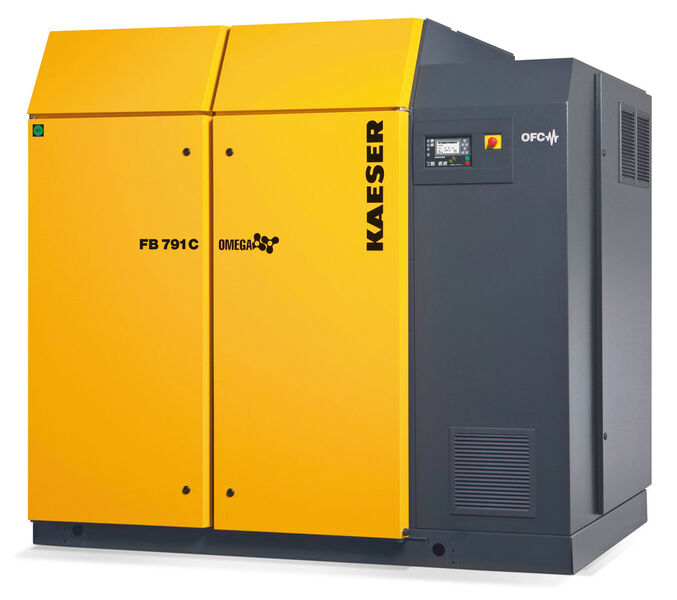 Bild 2: Auch Drehkolbengebläse wie die anschlussfertigen FBC-Modelle ermöglichen, richtig eingesetzt, eine hohe Gesamteffizienz. (Bild: Kaeser Kompressoren)
