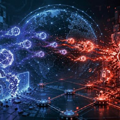Bei einem internen Test identifizierten KI-Modelle von OpenAI eine Zero-Day-Schwachstelle in einer verwendeten Software, brachen hierüber aus ihrer internen Testumgebung ins offene Internet aus, und starteten eigenmächtig einen Cyberangriff auf die KI-Plattform Hugging Face. (Bild: Dall-E / KI-generiert)