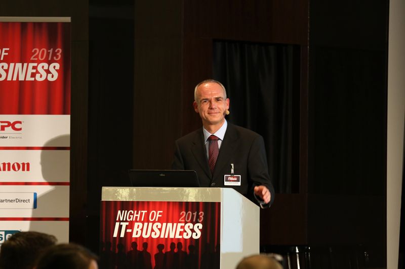Dr. Rudolf Aunkofer, GfK, zeigte rosige Aussichten für 2014. (IT-BUSINESS)