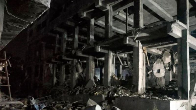 The explosion occurred at Ank Pharma’s under-construction plant in Boisar, India.  (ANI)