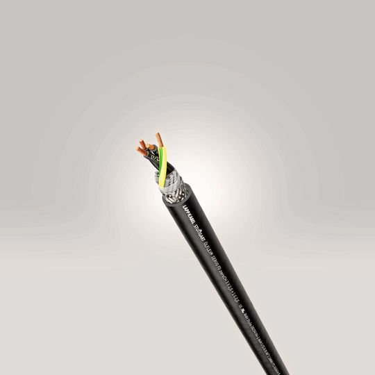 Der Trick bei Zero CM ist eine spezielle Verseiltechnik: Drei Phasenleiter sind symmetrisch angeordnet und in einer Innenlage verseilt.(Bild:  Lapp)