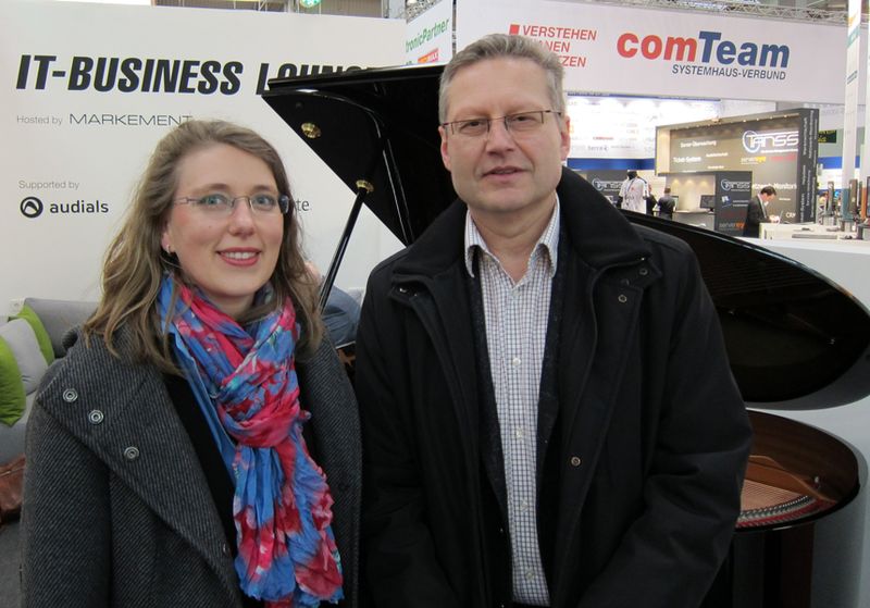 Michaela Schroll und Hans-Jürgen Schneider (DexxIT)				 (IT-BUSINESS)