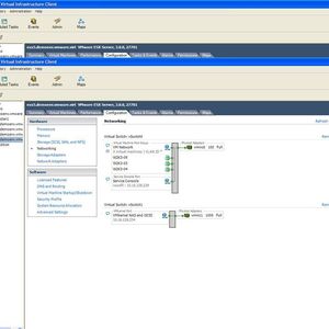Abbildung 1: Die Konfiguration der vSwitches ist in das vCenter von VMware integriert (Quelle: VMware)