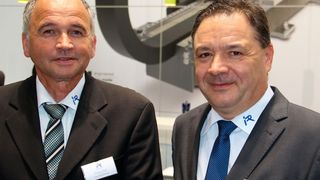 Fredy Doll und Thomas Kollmar, beide Geschäftsführer der IPR GmbH, sind von der neuen Verbundachse überzeugt. (Gillhuber)