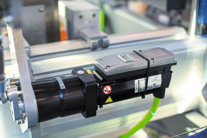Flexible Komponente: integrierter Servomotor der Lexium 62 ILM Baureihe.  (Bild: Schneider Electric)