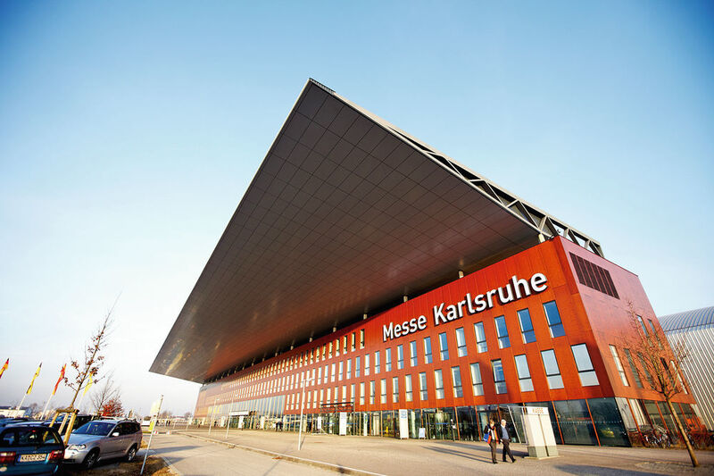In Karlsruhe finden die Oberflächentechnik-Messen Paintexpo und Deburring Expo statt. (Messe Karlsruhe)