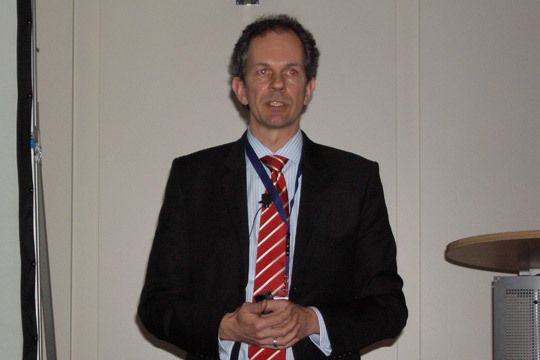 Frank Hendricks von der Ford-Händler Dienstleistungsgesellschaft stellte das Schadenabwicklungskonzept ASG Clearing vor. (Archiv: Vogel Business Media)