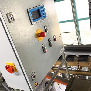 Steuerschrank mit Auswertesystem ModWeigh DBW comfort (Hier zu sehen: Bedien- und Anzeigemodul MD1)(Bild:  MTS MessTechnik Sauerland GmbH)