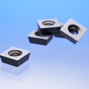 Beschichtete Wendeschneidplatten.