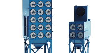 Die Form bestimmt die Leistung: Die neuen Downflo Evolution Entstaubungsanlagen (DFE) mit „Triagonal“-Filterpatronen (Bild: Donaldson)