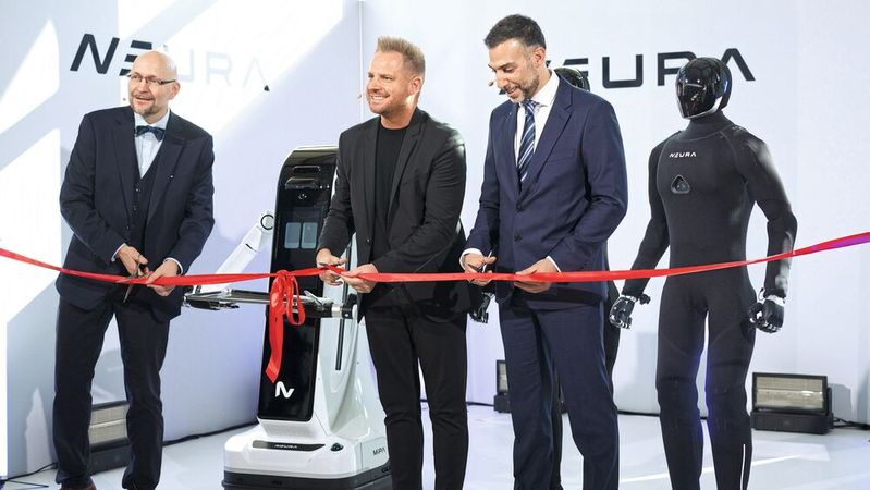 Robotertraining für die Industrie: Im neuen TUM Robogym am Flughafen München trainieren Neura Robotics und die TU München humanoide Roboter für industrielle Aufgaben.(Bild:  Neura Robotics)