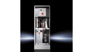 Energieeffizienz: Rittal bietet invertergeregelte Chiller in den Leistungsklassen von 2 bis 20 kW. Hier ein Chiller mit 8 bis 20 kW Kühlleistung. (Bild: Rittal)