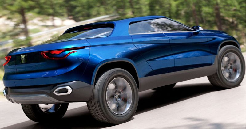 Das Heck erinnert eher an einen Pick-up. (Foto: Fiat)