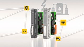 Die Spannungsmodule PSM24-3G.1 und PSM24-N.1 machen Excom fit fürs IIoT. (Bild: Hans Turck GmbH & Co. KG)