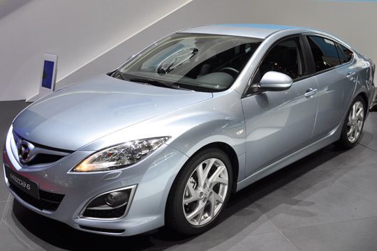 Dem Mazda6 haben die Japaner ein leichtes Facelift verpasst. (Archiv: Vogel Business Media)