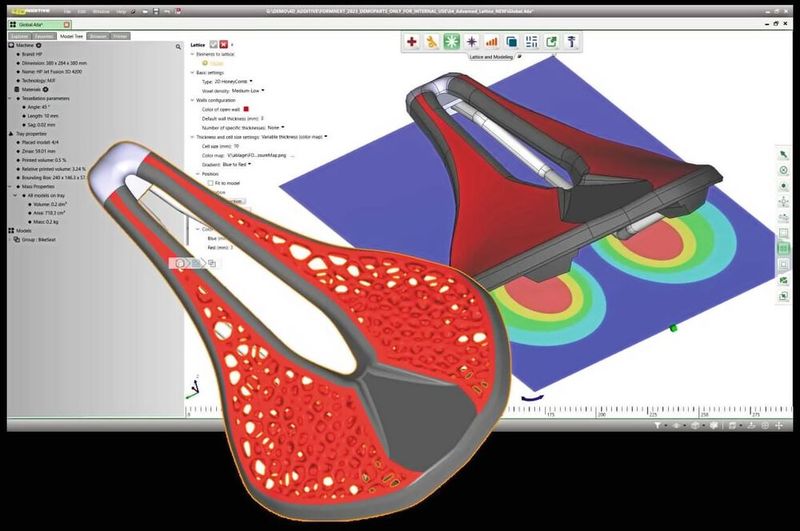 Mit der Version 1.5 können beispielsweise Schuhe und Fahrradsättel für den individuellen Kundenbedarf maßgeschneidert gefertigt werden. (Bild: Core Technologie)