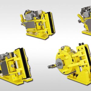 Leistungstechnisch rundet die neue Baureihe DA das Ringspann-Programm an elektromagnetischen Scheibenbremsen nach oben ab. Fünf Modelle decken Klemmkräfte von 880 N bis 97 kN ab.(Bild:  Ringspann)