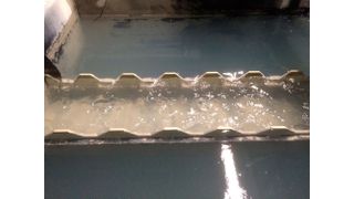 Das gereinigte Prozesswasser wird wieder in den Wasserkreislauf überführt. (Bild: Leiblein)