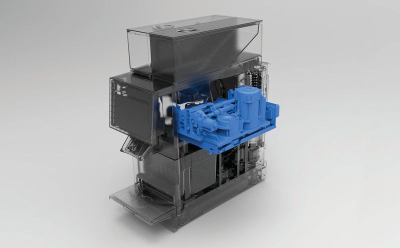 „Solid Edge hilft uns dabei mit hervorragenden Baugruppenfunktionen, die einerseits die Übersicht und Design in Context ermöglichen, andererseits die Performance optimieren“, sagt Reto Zibung, Development Engineer R&D.  (Thermoplan)