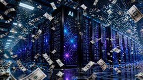 KI im Goldrausch: Der massive Bedarf an LLM-Training katapultiert die Infrastruktur-Ausgaben laut einer Gartnerprognose in den Jahren 2026 und 2027 wohl in Rekordhöhen.  (Bild: Canva / KI-generiert)