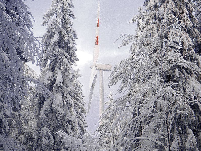 Das Rotorblatt-Überwachungssystem Bladecontrol überwacht Rotorblätter von Windenergieanlagen und warnt rechtzeitig vor Schäden und Vereisung. (Weidmüller)
