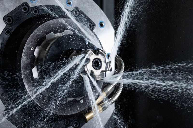 At the AMB, live demonstrations are taking place on a 5-axis universal machining center G350 from Grob at Ceratizit. In addition to the 