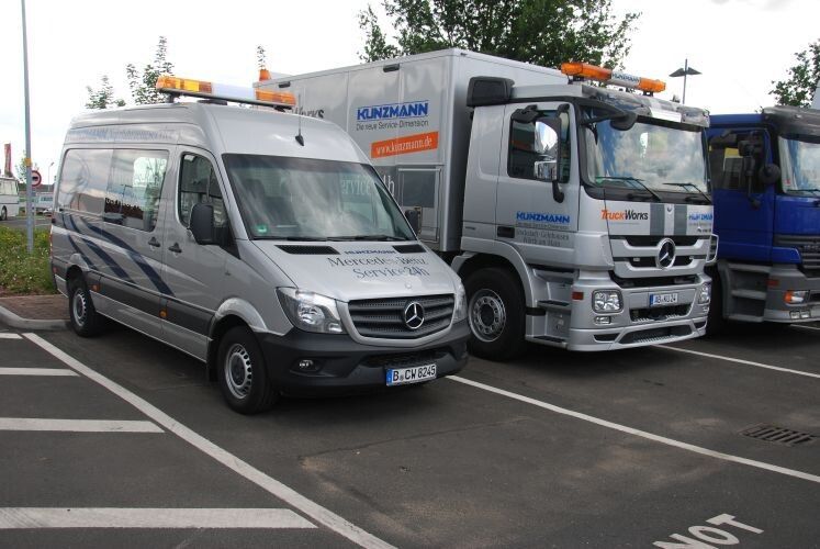 Auch Liegenbleibern wird professionell geholfen. (Wenz)