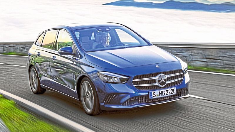 Platz 1 bei den Mini-Vans im Februar 2022: Mercedes-Benz B-Klasse, 897 Neuzulassungen (Daimler)