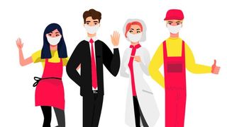  Ob in Handel, Produktion oder im Büro – Hygienemasken sind zu einem wichtigen täglichen Begleiter geworden. Wer sich keine Sorgen über die Verfügbarkeit von sauberen Masken machen möchte, für den bietet Hygieneexperte CWS ab sofort einen neuen Service. (CWS-boco)