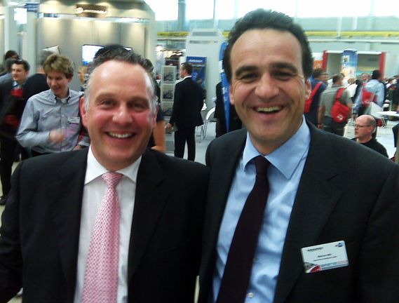 Alexander Neff (Symantec) und Marcus Adä waren von der Veranstaltung begeistert. (Archiv: Vogel Business Media)