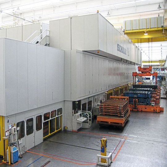 Hier im Bild eine Pressenstraße von Schuler.(Foto:  Schuler)