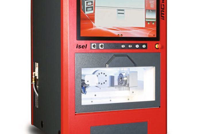 5-Achsen Simultan CNC-Fräsmaschine für die Mikrozerspanung IMG 1010. (Bild: Isel)