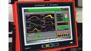 Die Prozessüberwachungssysteme SK 800 (Bild), SK 500 und SK 400 sind Überwachungssysteme mit automatisierter Prozessdokumentation für Stanz- und Umformmaschinen. (Bild: Schwer+Kopka)