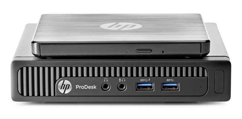 Der HP ProDesk 600 G1 Business Desktop Mini wird in Deutschland voraussichtlich ab April 2014 zu einem Einstiegspreis von 399 Euro (UVP) verfügbar sein. (Bild: HP)