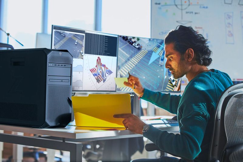 Die HP Z4 ist voraussichtlich ab April im Handel erhältlich. (Bild: HP)