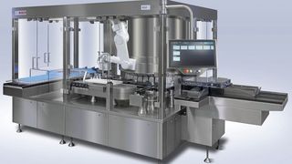 Die KLV 1360 ermöglicht eine Inspektion von bis zu 600 Glasbehältnissen pro Minute basierend auf Gruppenprüfung. (Bosch Packaging Technology)