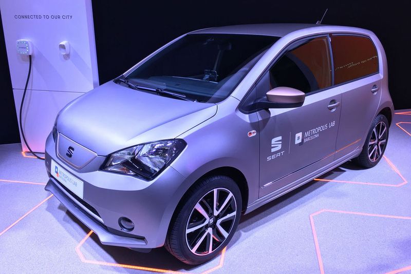 Seat hat sein erstes E-Auto vorgestellt. Technisch basiert der e-Mii auf dem VW e-Up. (SP-X/Michael Gebhardt)