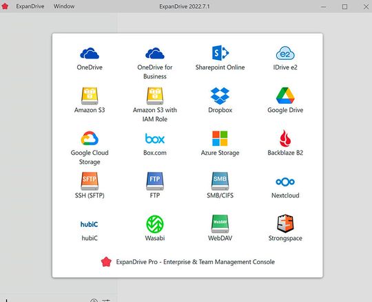 Mit ExpanDrive können Anwender auf mehrere Cloud-Speicher parallel zugreifen und diese in Windows, Linux oder macOS anbinden.(Bild:  Joos)