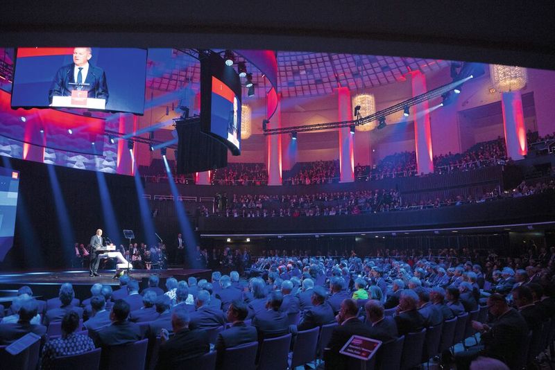 Hannover Messe 2025: Kanzler Scholz wirbt in seiner Rede um freien Welthandel. (Bild: Rainer Jensen)