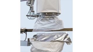 Big Bags kontaminationsfrei Befüllen und Entleeren mit Containment-Folien-System (Bild: Novindustra)