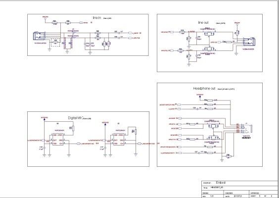 Wolfson Audio Card für Raspberry Pi: Wolfson Blockdiagramm Headset-IO (Bild: Wolfson)