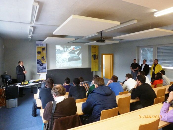 Séminaire Sandvik du 31 janvier 2013 au Technopôle de Ste-Croix. (Image: CPNV, Y. Neuenschwander)