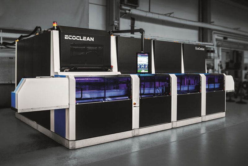 EcoCvelox: Anlage für das Entgraten und Reinigen von industriellen Bauteilen von Ecoclean (Ecoclean)