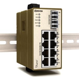 Kompakter Managed Ethernet Switch mit Layer3-Funktionalität wie Switching mit Routing, Firewall und VPN.